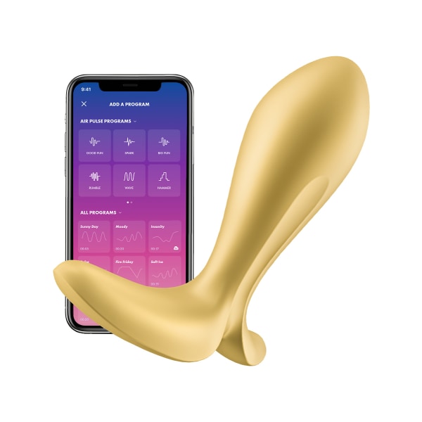 Satisfyer Connect: Intensity Plug, Plug Vibrator Guld