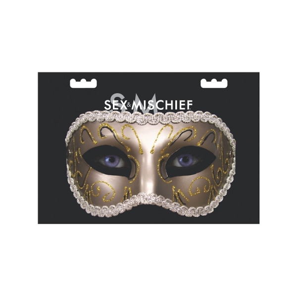Sex & Mischief: Masquerade Mask Grå