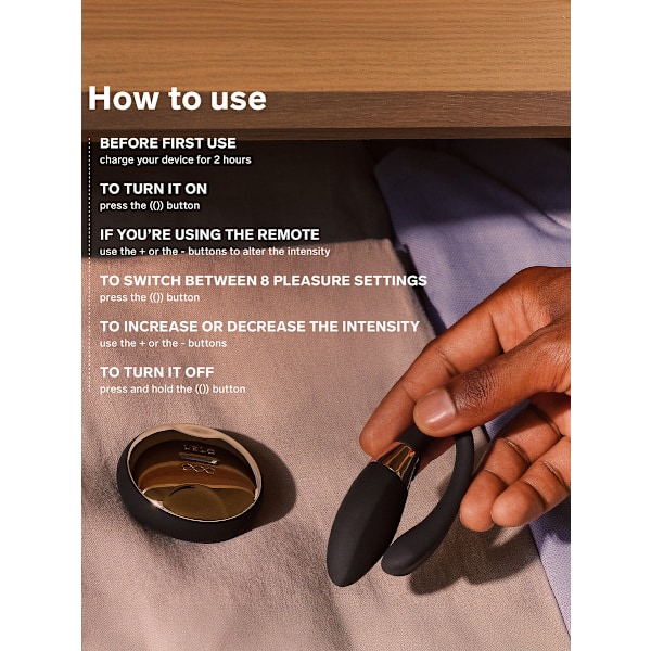 LELO: Tiani Duo, Dual-Action Couples Massager Blå