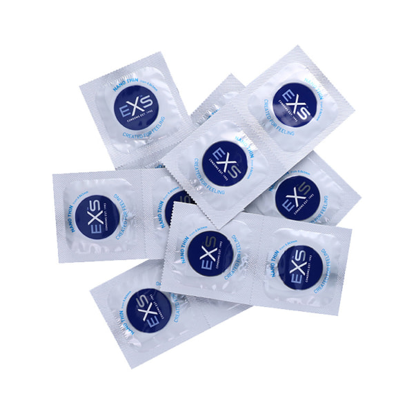 EXS Nano Thin: Kondomer, 100-pak Transparent