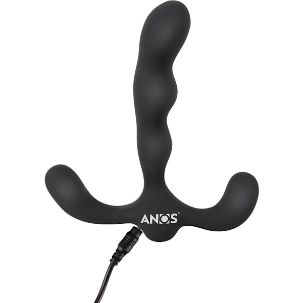 Anos: Flexible Prostate Stimulator with 3 motors Svart