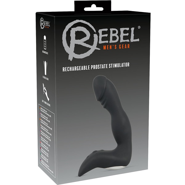 Rebel: Rechargeable Prostate Stimulator Svart