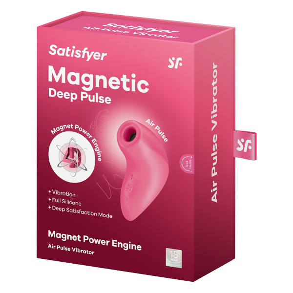 Satisfyer: Magnetic Deep Pulse, Air Pulse Vibrator Rosa