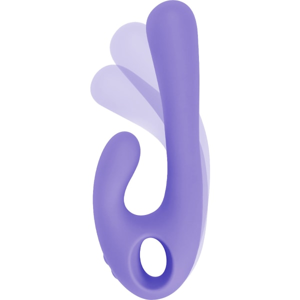 Nomi Tang: Flex Bi, Bendable Dual Vibrator Lila