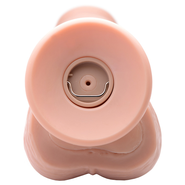 Loadz: Vibrating Squirting Dildo, 22cm Ljus hudton