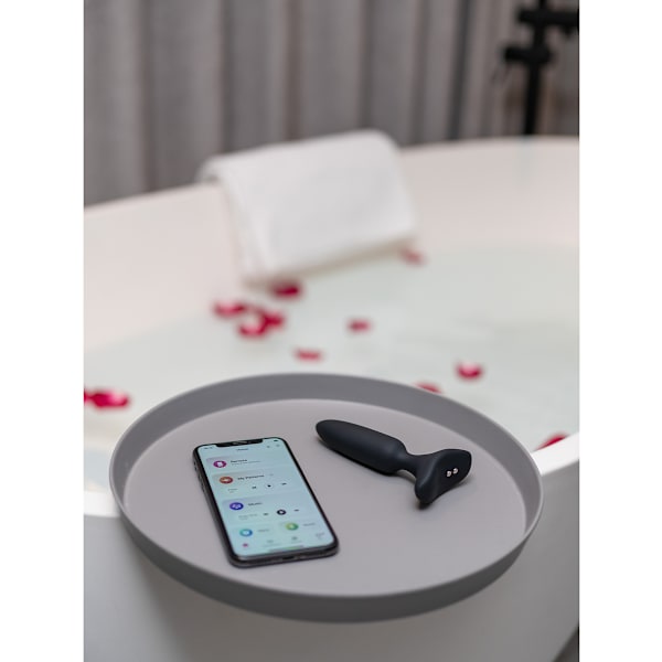 Lovense: Hush 2, Bluetooth Butt Plug Svart