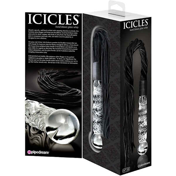 Pipedream: Icicles No. 38 Svart, Transparent