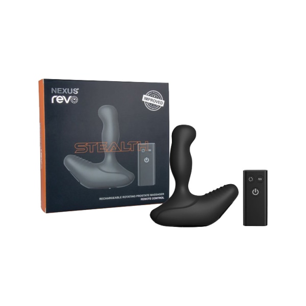 Nexus: Revo Stealth, RC Rotating Prostate Massager Svart