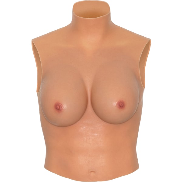 Hidden Desire: Alter Ego, Wearable E-Cup Breasts Shirt with H... Ljus hudfärg one size