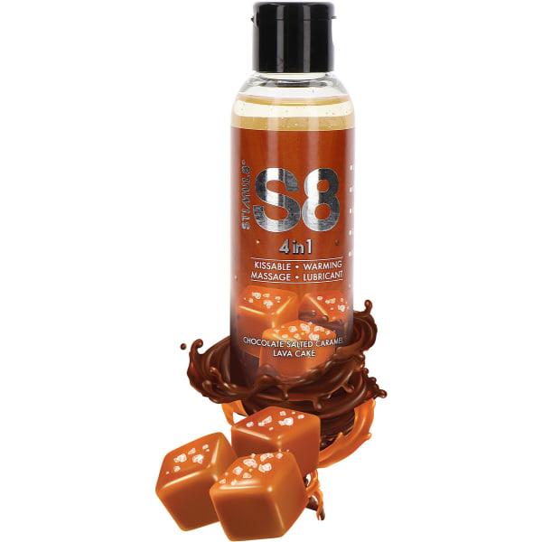 Stimul8: S8 4-in-1 Dessert Lube, Chocolate/Caramel, 125 ml Transparent