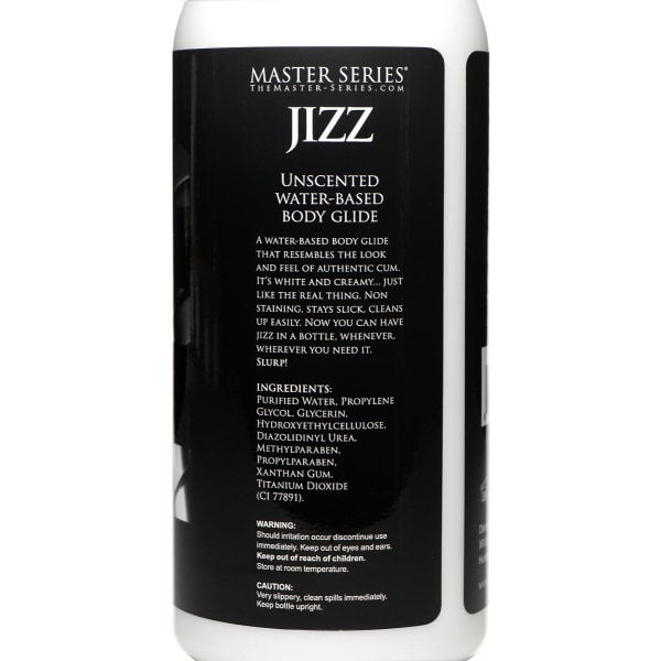XR Master Series: Jizz, White Water-Based Body Glide, 1000 ml Vit