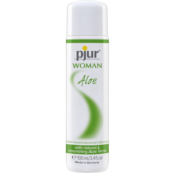 Pjur Woman Aloe: Water-based Lubricant with Aloe Vera, 100 ml Transparent