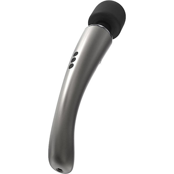 Marc Dorcel: MegaWand, Wand Vibrator Silver, Svart