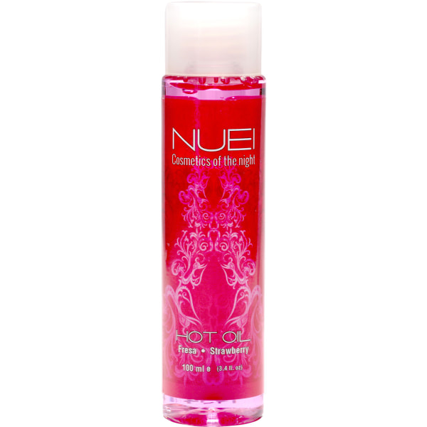 Nuei: Hot Oil Strawberry, 100 ml Röd