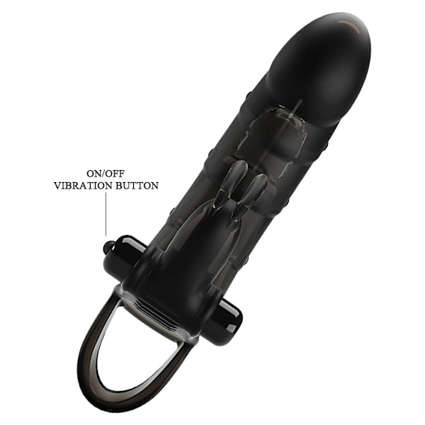 Pretty Love: Cuper, Penis Sleeve Rabbit Vibrator Svart