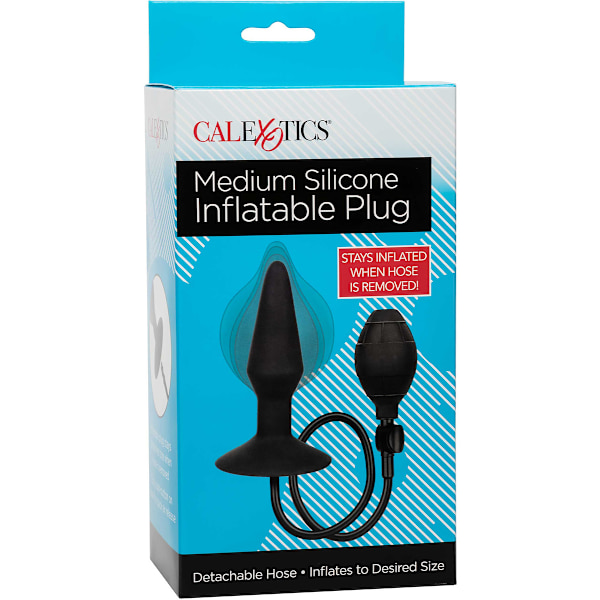 California Exotic: Silicone Inflatable Plug Svart Medium