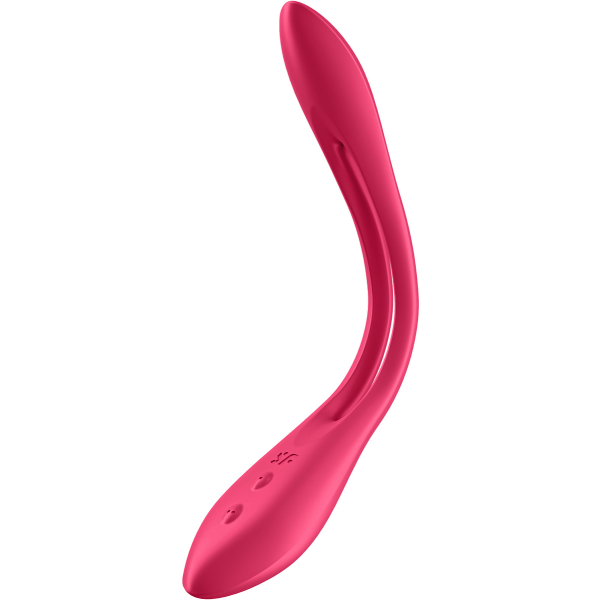 Satisfyer: Elastic Joy, Multi Vibrator, röd Röd