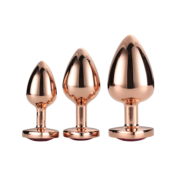 Dream Toys: Gleaming Love, Rose Gold Plug Set Rosa