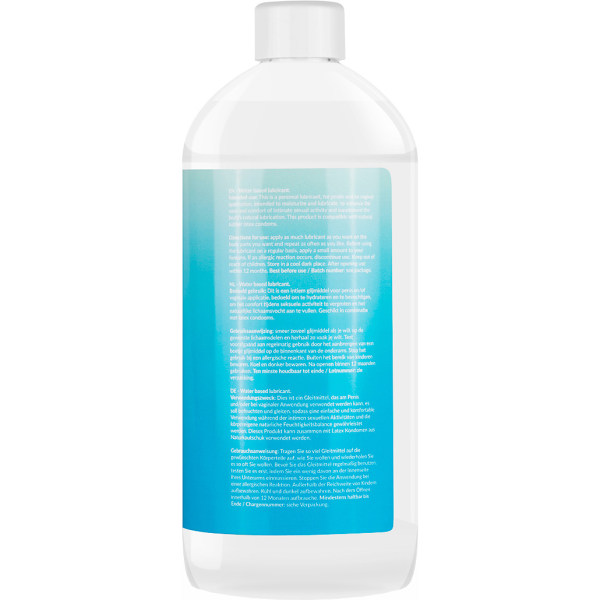 EasyGlide: Waterbased Lubricant, 500 ml Transparent