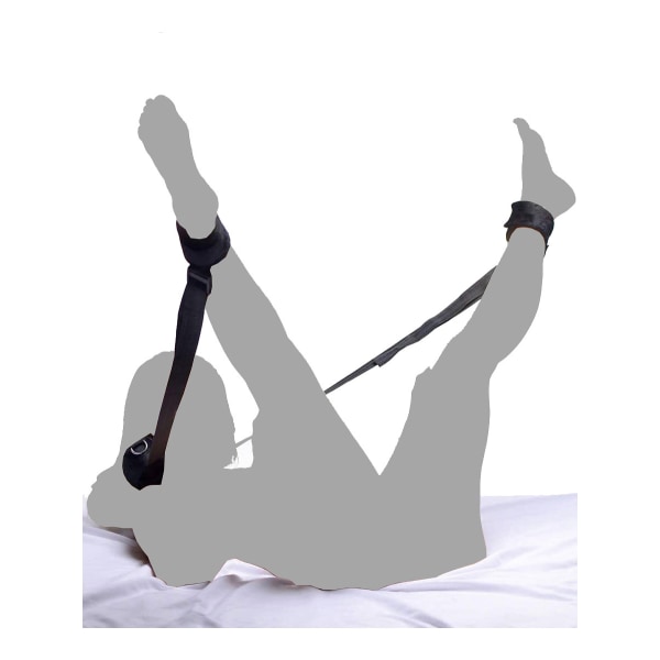 Frisky: Spread Me, Deluxe Positioning Aid with Cuffs Svart