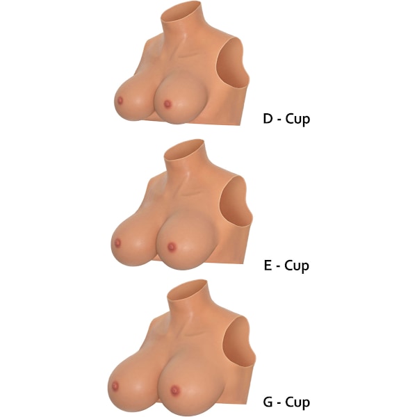 Hidden Desire: Alter Ego, Wearable G-Cup Breasts Top with Hig... one size