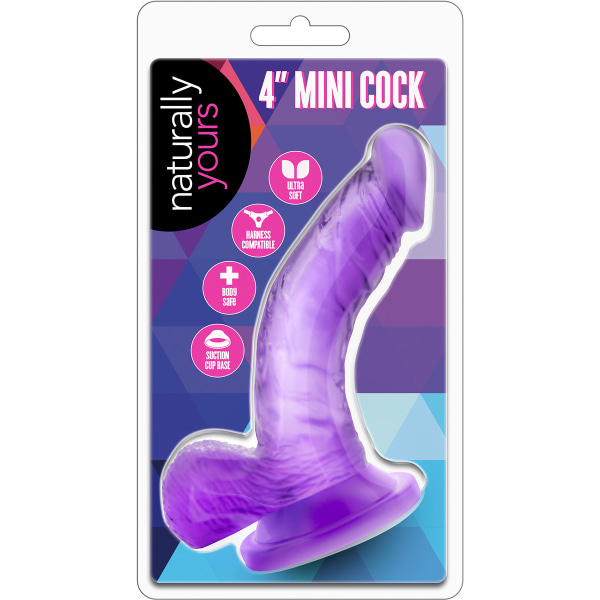Naturally Yours: Mini Cock, 13 cm Lila