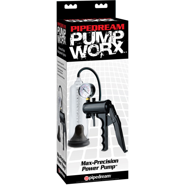 Pipedream Pump Worx: Max-Precision Power Pump Svart, Transparent