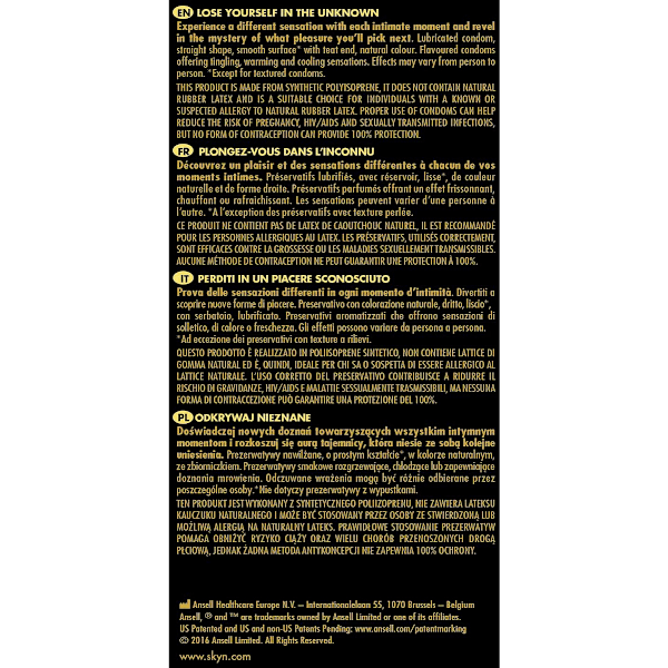Manix Skyn: Unknown Pleasures Kondomer, 14-pack Transparent