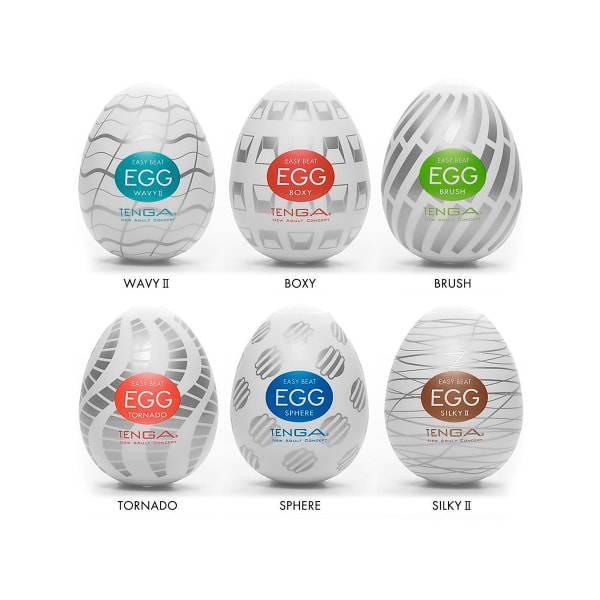 Tenga Egg: Variety Pack New Standard, 6-pack Vit