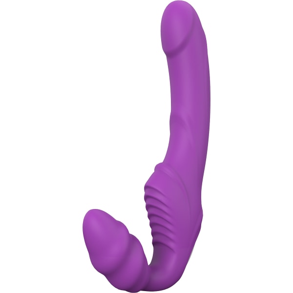 Dream Toys: Good Vibes, Double Dipper, Strapless Strap On, pu... Lila
