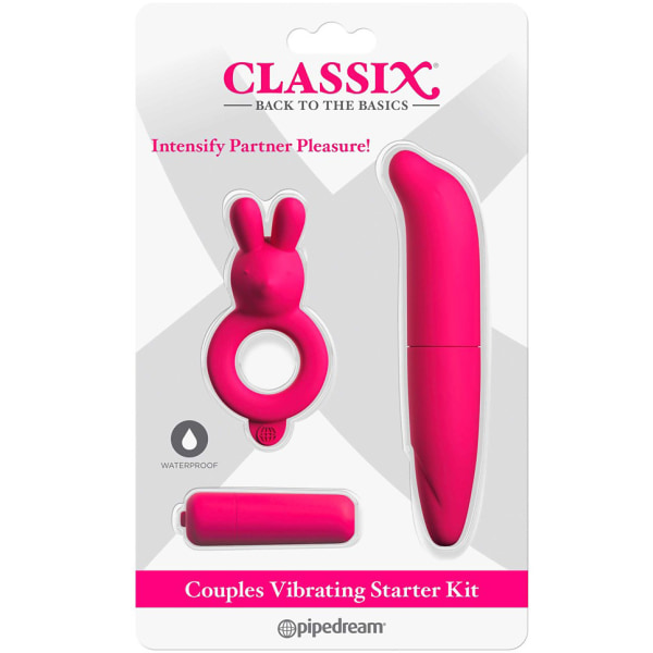 Pipedream: Classix, Couples Vibrating Starter Kit, rosa Rosa