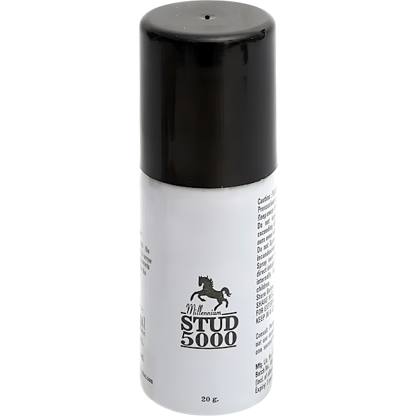 Millenium Stud 5000 Delay Spray for Men, 20 ml Transparent