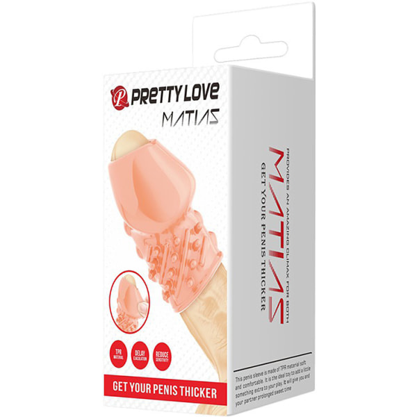 Pretty Love: Matias, Penis Sleeve Ljus hudfärg