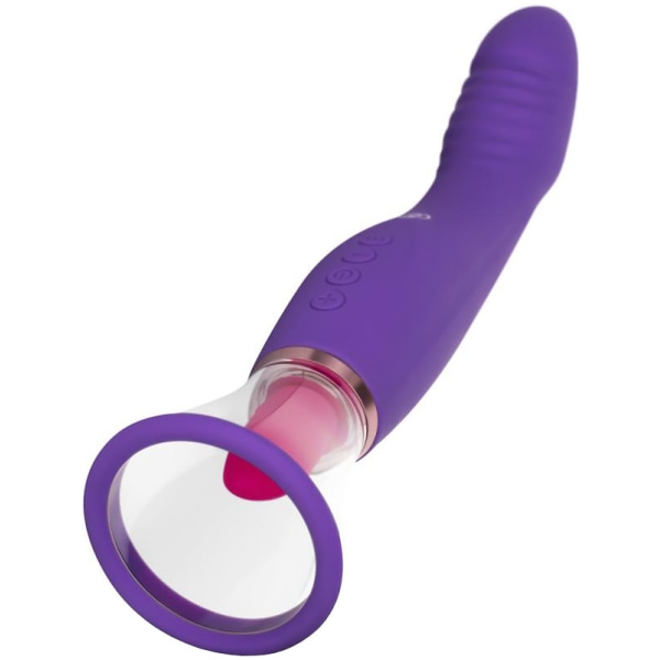 EasyToys: Pleasure Pump with G-Spot Vibrator, purple Lila
