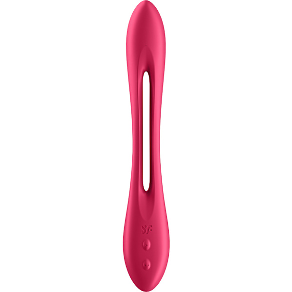 Satisfyer: Elastic Joy, Multi Vibrator, röd Röd