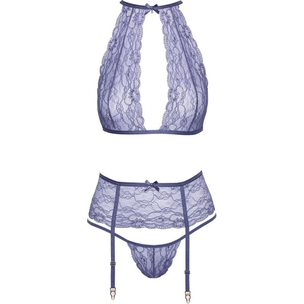 Kissable: 3-delat Set Underkläder, lila Lila L/XL