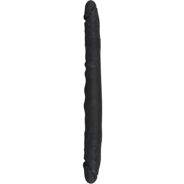 Slem Kat: Dobbelt Dong, 40 cm, sort Svart