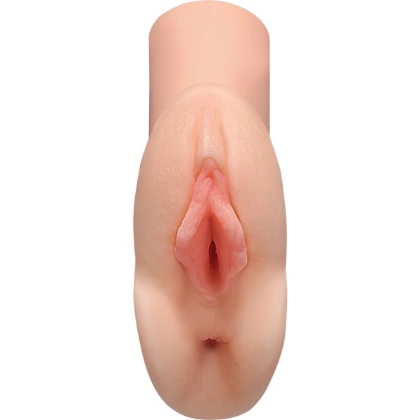 Pipedream PDX Plus: Perfect Pussy, Double Stroker Ljus hudfärg