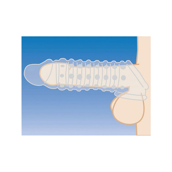 Size Matters: Penis Enhancer Sleeve + 4 cm Transparent