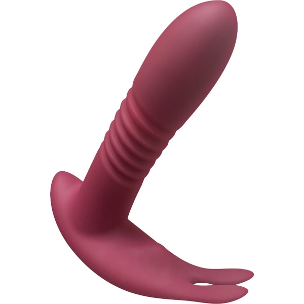 JAVIDA: RC Hands-free 3 Function Vibrator Röd