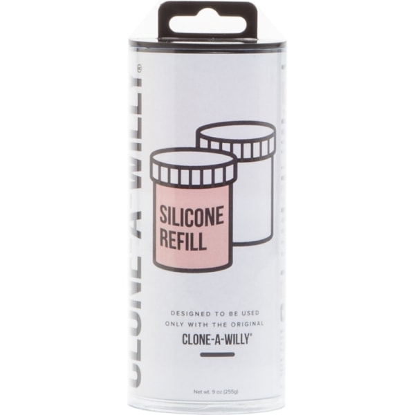 Clone-A-Willy: Silicone Refill, light skintone Ljus hudfärg