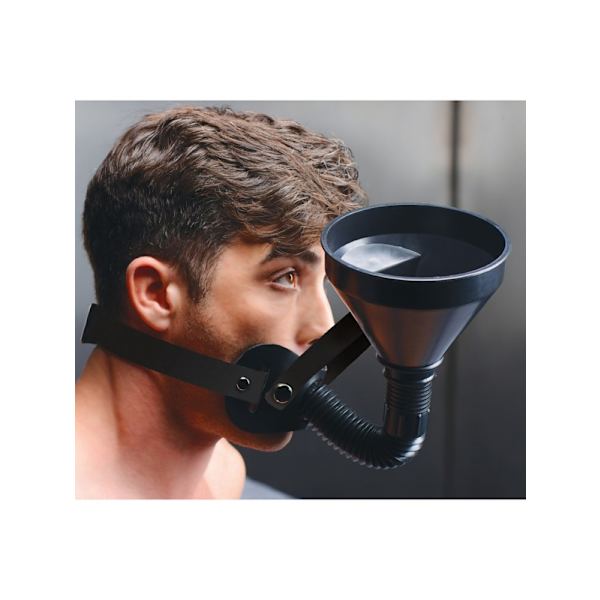 XR Master Series: Latrine, Extreme Funnel Gag Svart