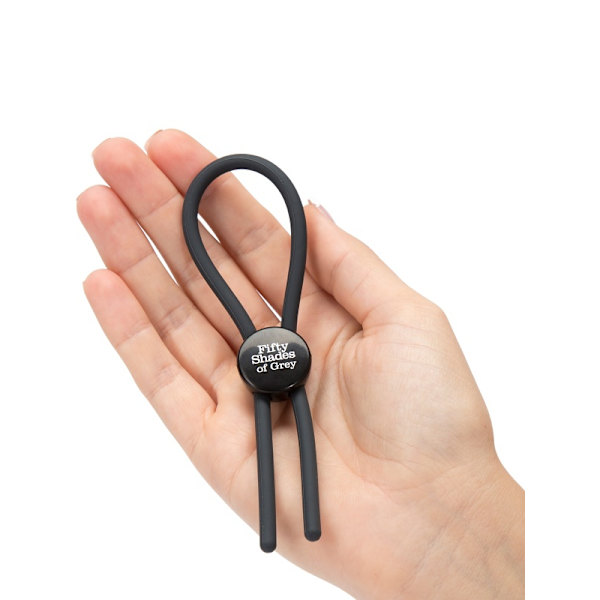 Fifty Shades of Grey: Again and Again, Adjustable Love Ring Svart