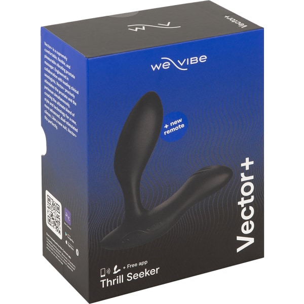 We-Vibe: Vector+, black Svart