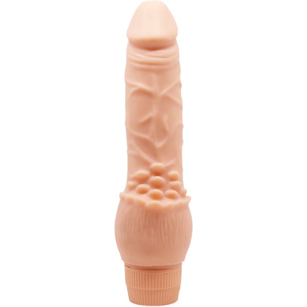 Barbara Clark: Realistisk Multi-Speed Vibrator, 19.5 cm Ljus hudfärg