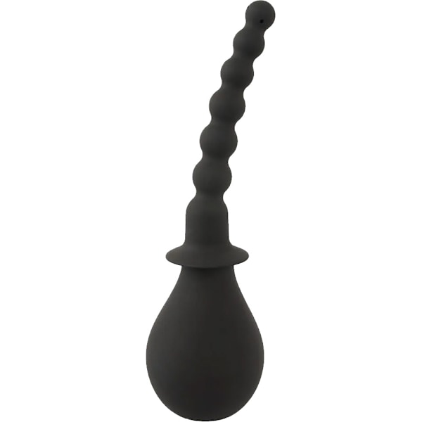 Black Velvets: Silicone Douche with 4 Attachments Svart