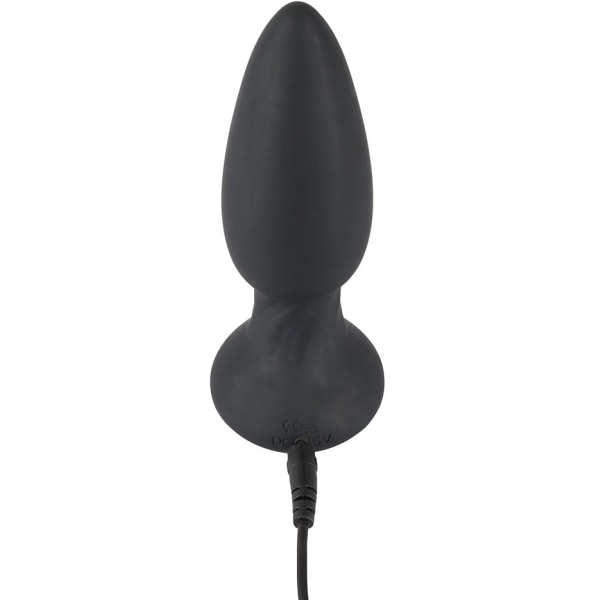 Black Velvets: Remote Controlled Rotating & Vibrating Plug Svart