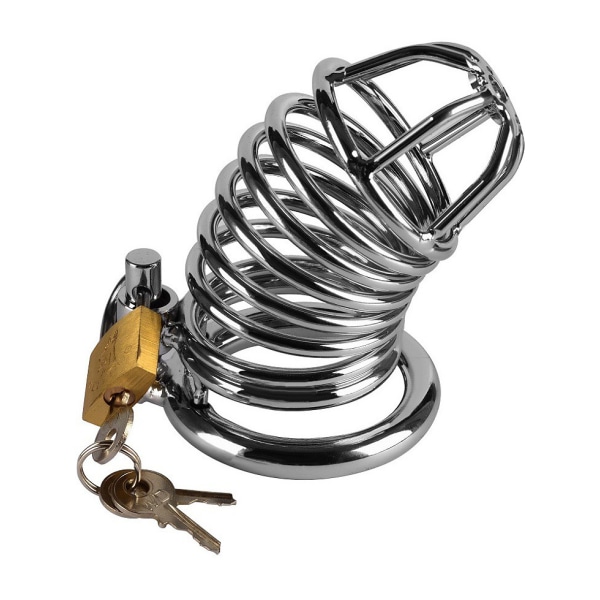 LoveToy: Jailed Metal Chastity Cage Silver
