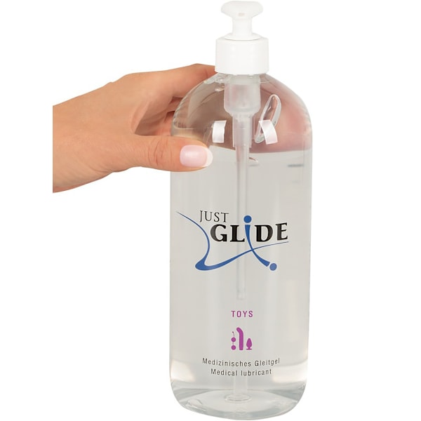 Just Glide: Toy, Vattenbaserat Glidmedel, 1000 ml Transparent