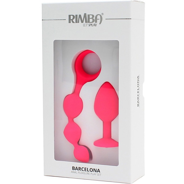 Rimba: Barcelona, Anal Pleasure Play Set, pink Rosa